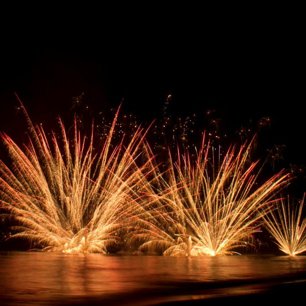 New Year celebration in Goa Beach